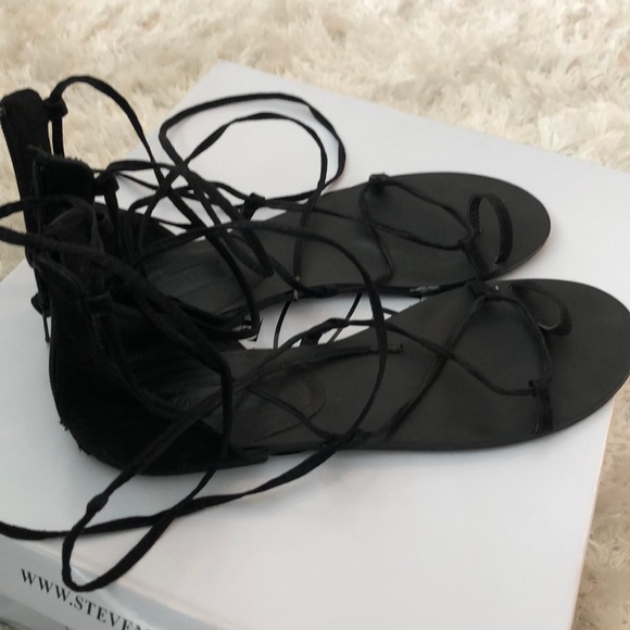 Forever 21 Lace Up Sandals - Picture 2 of 3